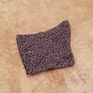 MILEY CYRUS max azria cheetah print shorts, short